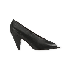 DECOLLETE’ “Beak – Sergio Rossi” IN PELLE NERO 85 mm