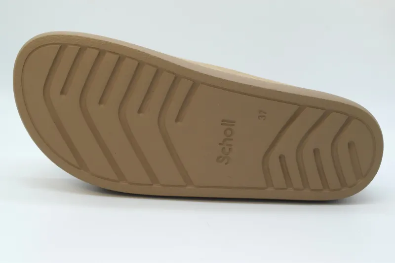 Scholl Ciabatta 2 fasce fibia NOELLE CHUNKY Dark Beige - immagine 4