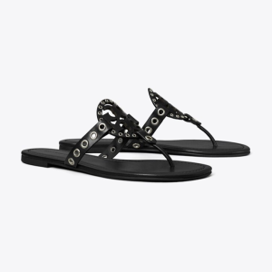 Tory Burch sandalo Miller con Occhielli – Nero
