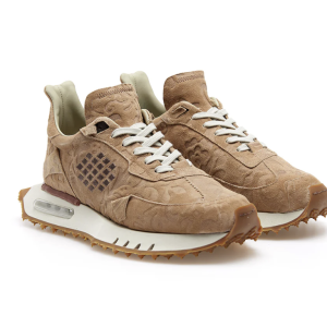 BePositive Space Race – Waxed printed suede