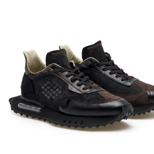 BePositive Space Race – Suede Mix – Blk/Brown