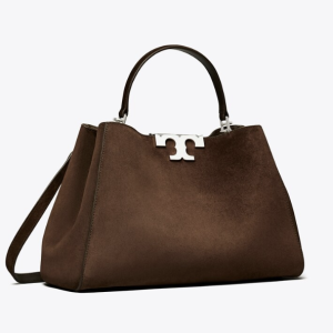 Tory Burch Eleonor in Suede – Dark Cocoa