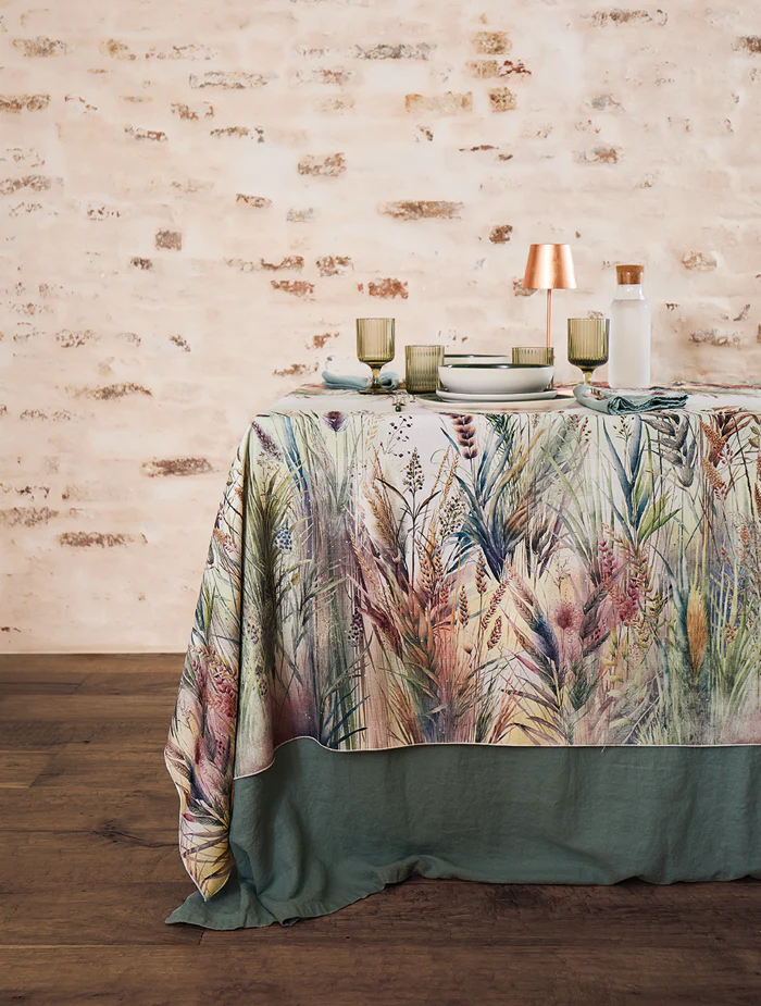 Tovaglia antimacchia Verdi Speziati - Maison Sucree