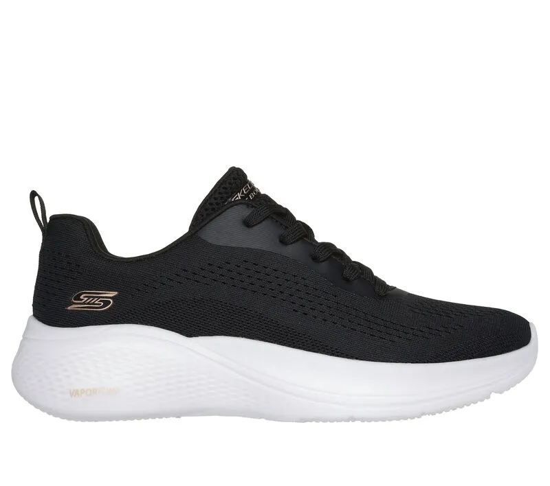 Skechers Sneakers Women Bob Infinity Fondo Vapor Foam 117550 Blk Black/white - immagine 2