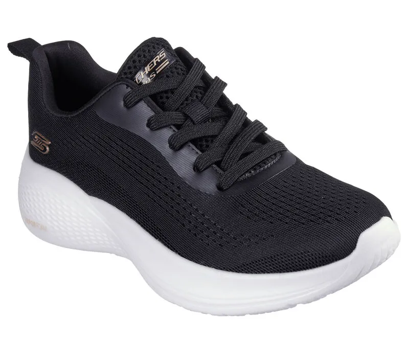Skechers Sneakers Women Bob Infinity Fondo Vapor Foam 117550 Blk Black/white - immagine 3