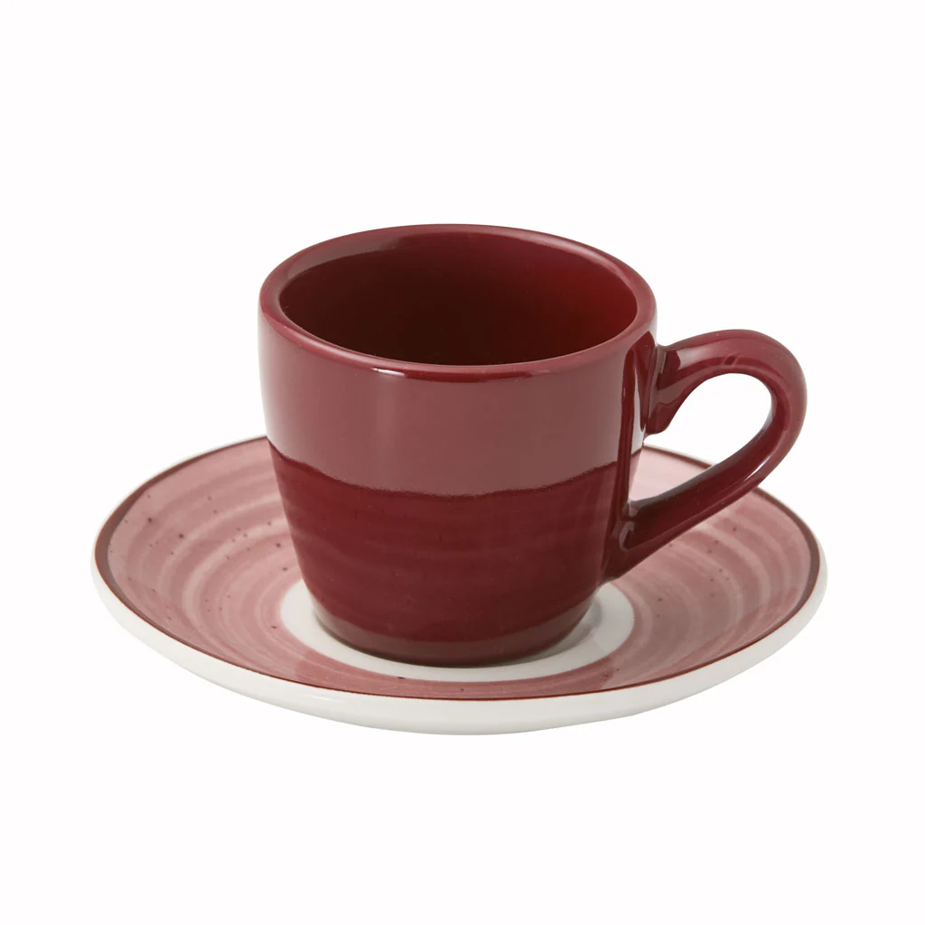 Set 6 Tazzine da Caffè con Piattini in Vetro di Murano - Maison Sucrée Collezione Daily - immagine 4