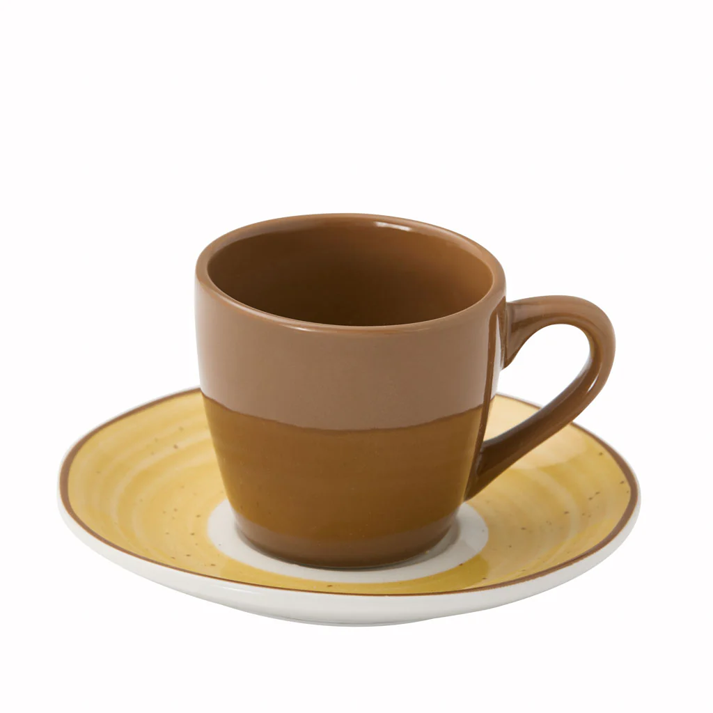 Set 6 Tazzine da Caffè con Piattini in Vetro di Murano - Maison Sucrée Collezione Daily - immagine 6