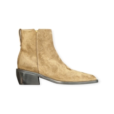 STIVALETTI “Camperos Claire– Mara Bini” IN CAMOSCIO CUOIO 50 mm