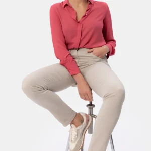 Virtual Th/s Pantalone push up in cotone con strass