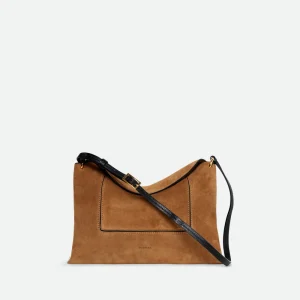 Wandler Penelope Slouch Bag Cognac Suede