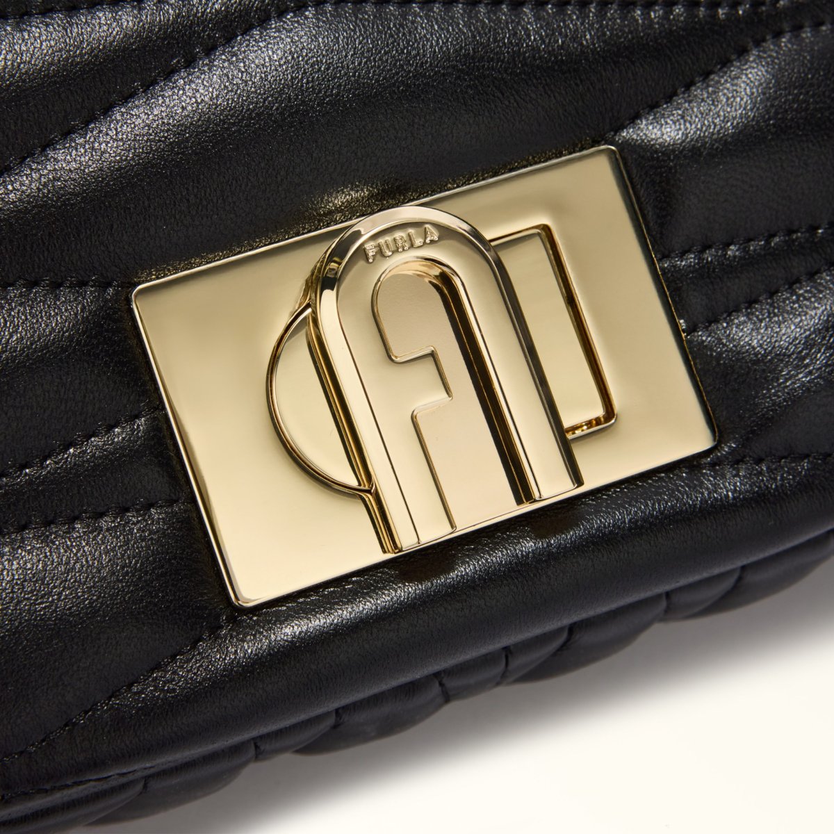 FURLA 1927 Tracolla trapuntata – Nero - immagine 9