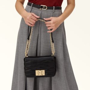 FURLA 1927 Tracolla trapuntata – Nero