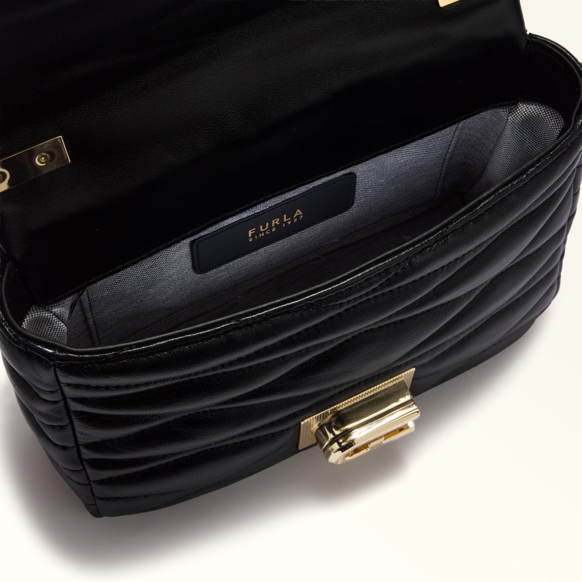 FURLA 1927 Tracolla trapuntata – Nero - immagine 3