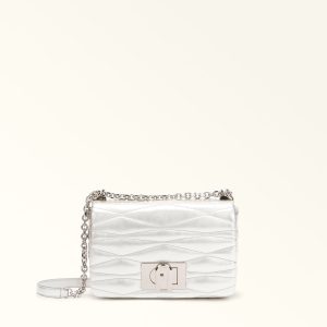 FURLA 1927 Tracolla trapuntata – Silver