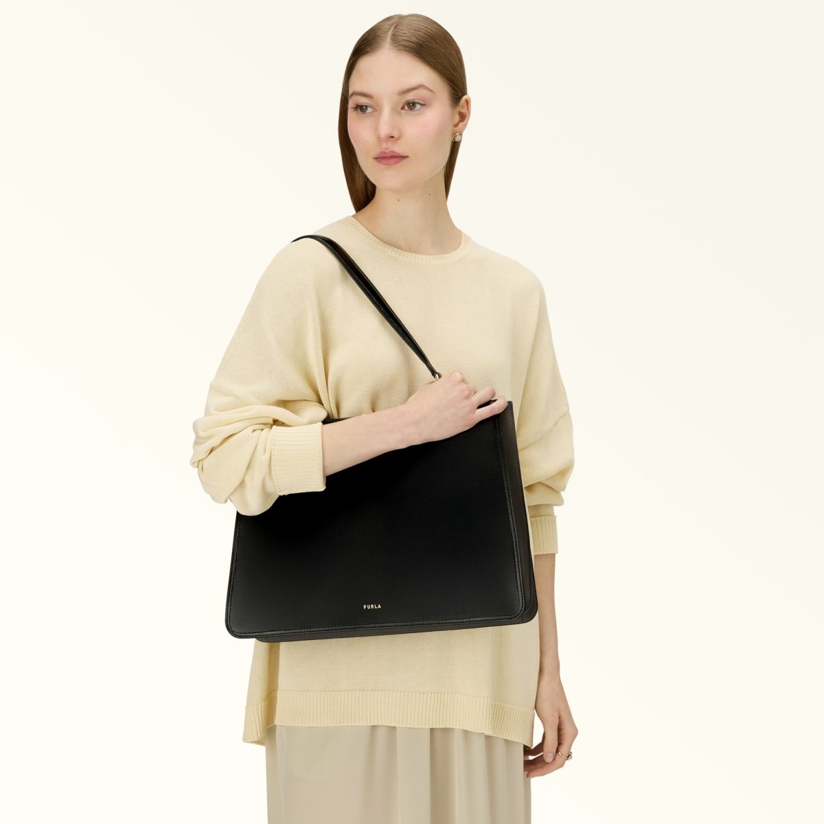 FURLA Agata Shopping L – Nero - immagine 7