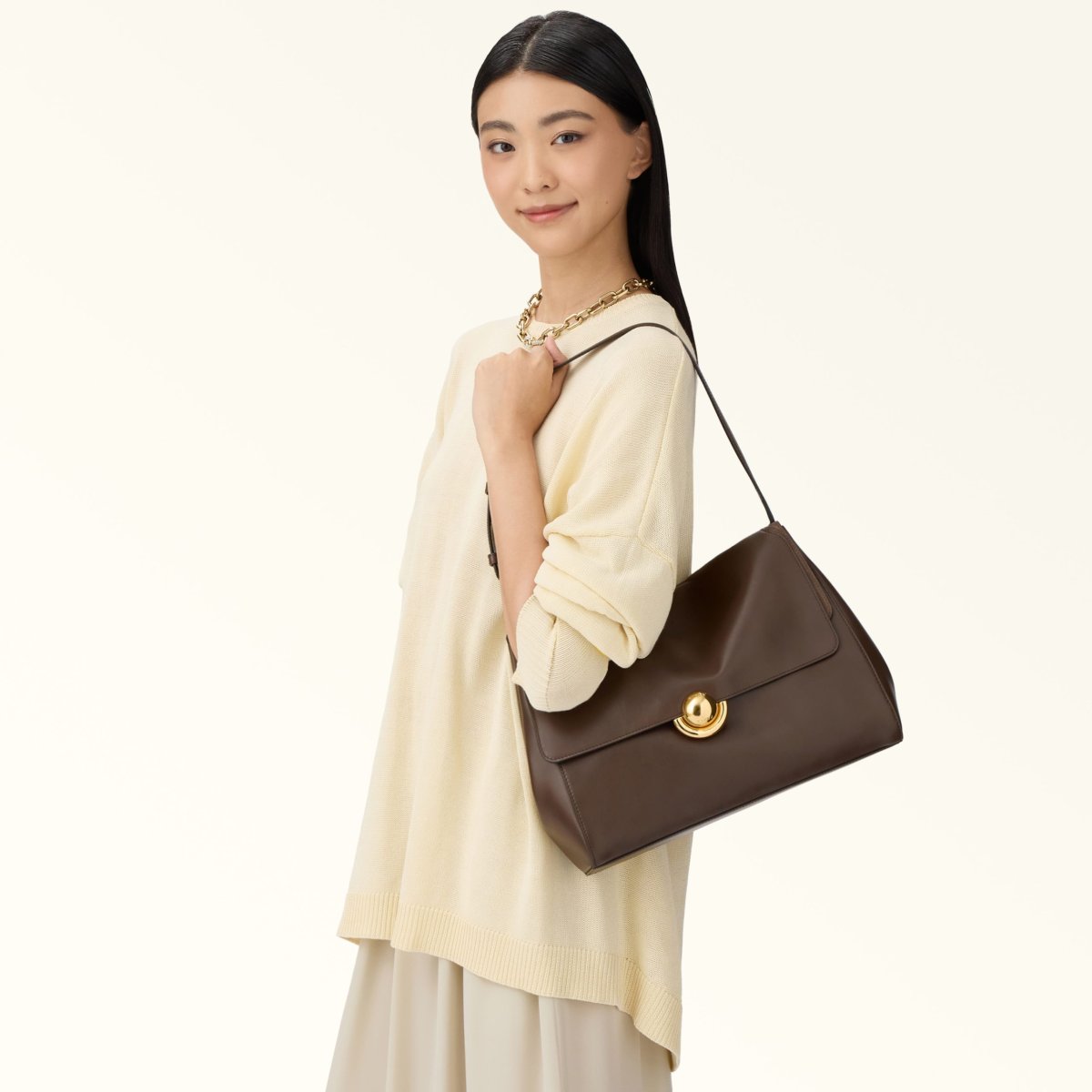 FURLA Domus a spalla M – Espresso - immagine 7