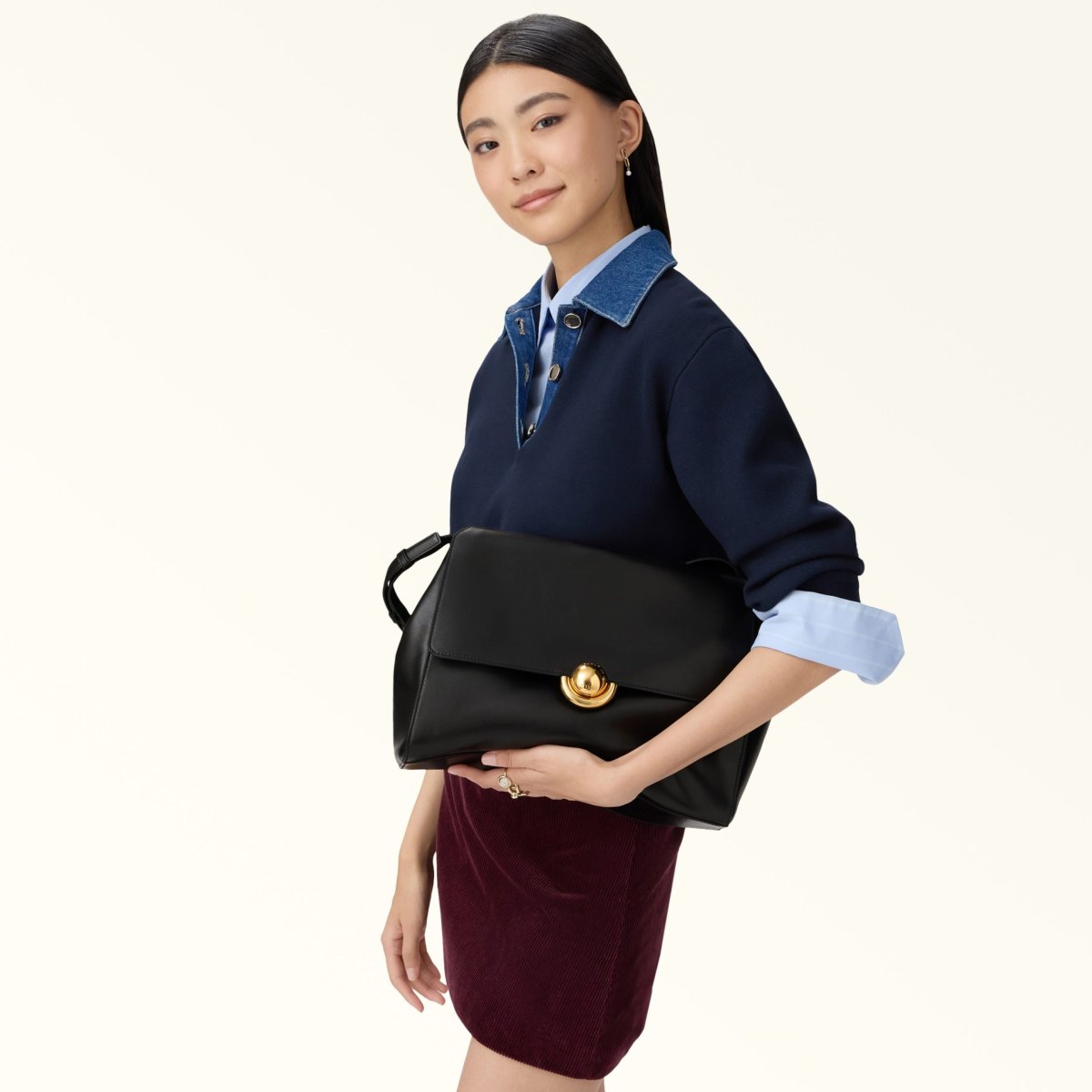 FURLA Domus a spalla M – Nero - immagine 6