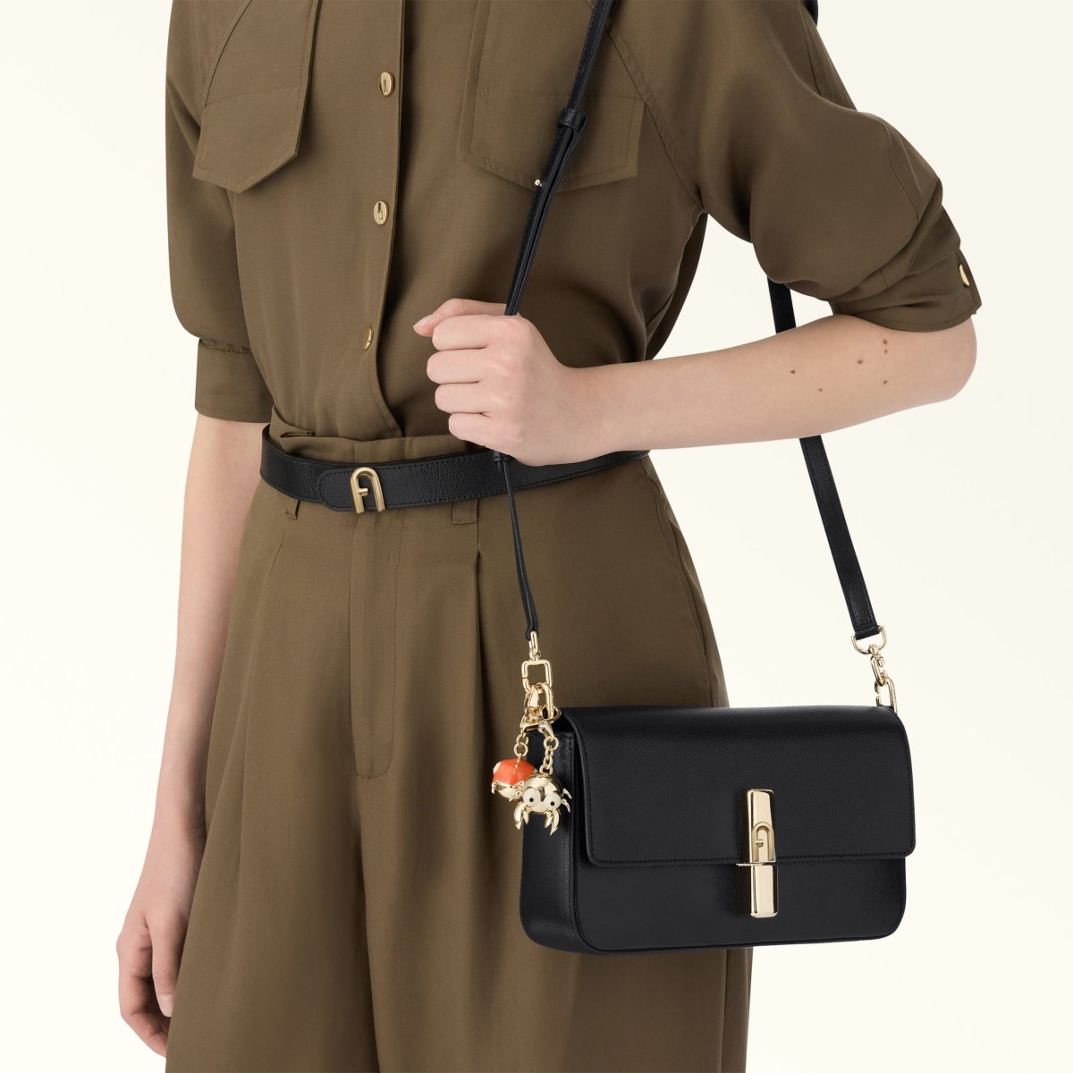 FURLA Iride a Tracolla S – Nero - immagine 7