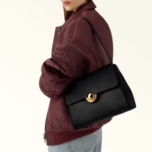 FURLA Domus a spalla S – Nero