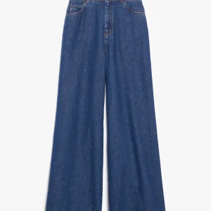 Jeans wide leg in denim weekend maxmara