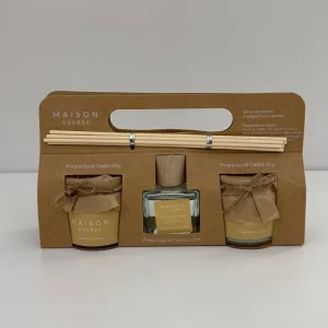 Set Profumato - 2 Candele e Diffusore Ambiente Maison Sucrée