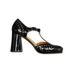 DECOLLETE’ “Xante – Chie Mihara” IN PELLE NERO 80 mm