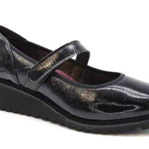 Ziviani Mari jane con cinturino assimettrico 1950 ZEPPA Vernice Nero