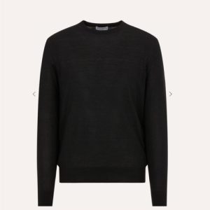 Ballantyne Maglia leggera in lana vergine nero