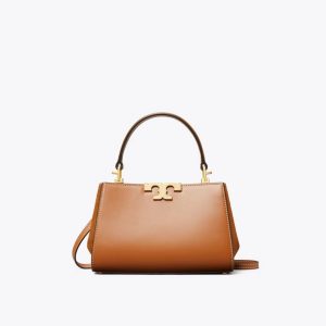 Tory Burch mini bauletto Eleanor marrone
