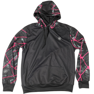 Felpa N.O.W. nero/rosa