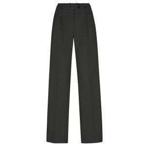 Hugo Boss Pantalone a vita alta dal fit rilassato in lana