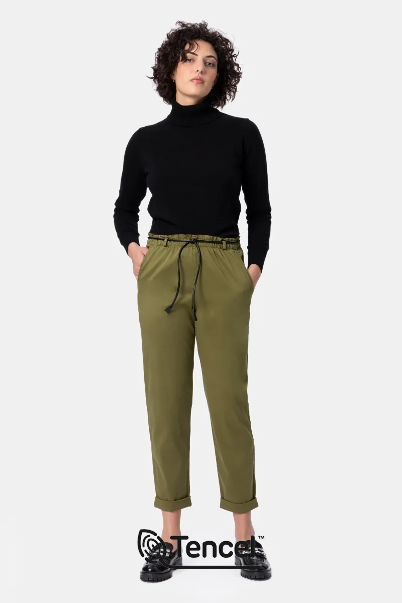 Maiorca Adl Pantalone jogger in tessuto stretch TENCEL™Lyocell - immagine 2