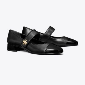 Tory Burch Mary Jane con punta a contrasto e tacco