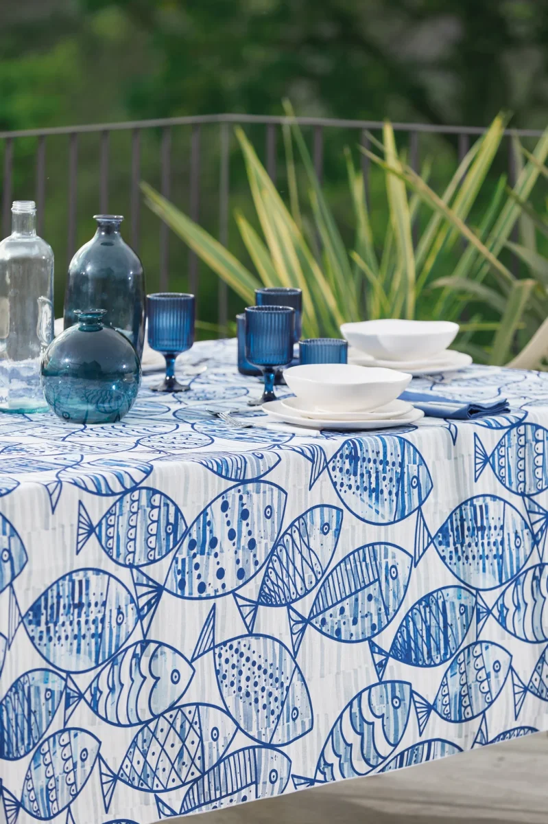 Tovaglia antimacchia Oltremare - Maison Sucree - immagine 4