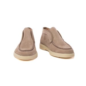 Santoni Stivaletto desert in suede tortora