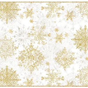 Set Americano Maison Sucree - Fiocchi di Neve Dorati