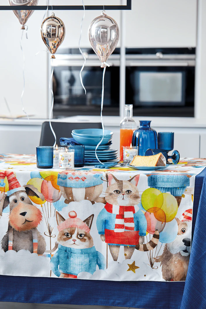 Tovaglia antimacchia Amici- Maison Sucree - immagine 3