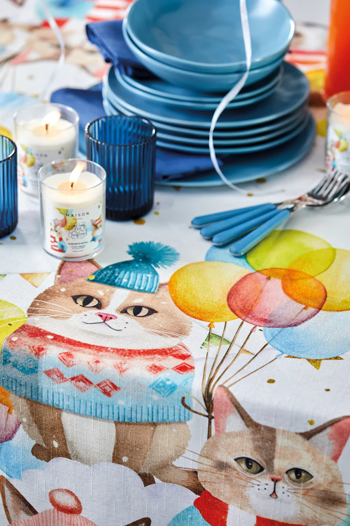 Tovaglia antimacchia Amici- Maison Sucree - immagine 4