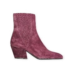 STIVALETTI “Camperos – UAU” IN CAMOSCIO BORDEAUX 50 mm