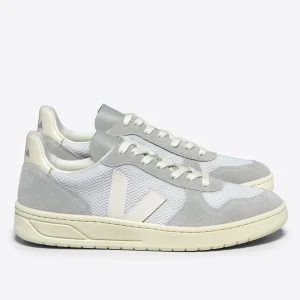 Veja V-10 Alveomesh Light Grey Pierre