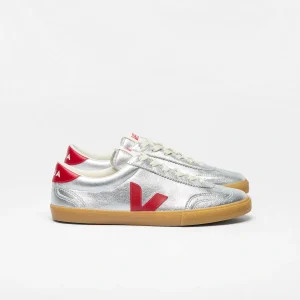 Veja Volley Leather – Silver Pepper